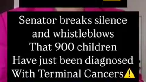Politician Zoya Zamora, 900 children between the ages of 10-14 are dying of terminal cancers