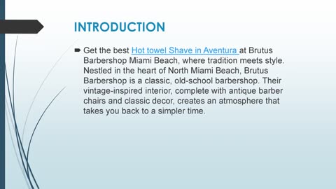 Best Hot Towel Shave in Aventura
