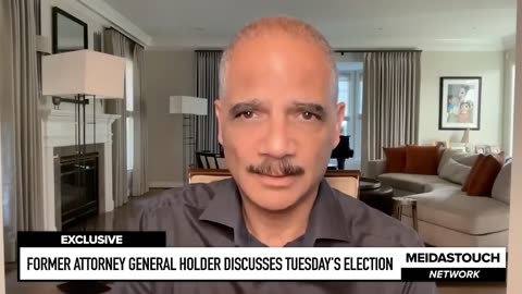Eric Holder talking about gerrymandering blue states more