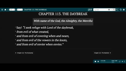 Ch 113 Quran English 2025