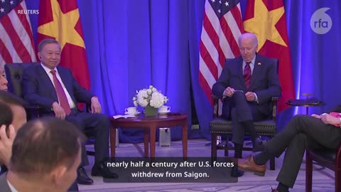 Biden se encontra com o presidente do Vietnã nas Nações Unidas | Rádio Ásia Livre (RFA) 2024/09/26