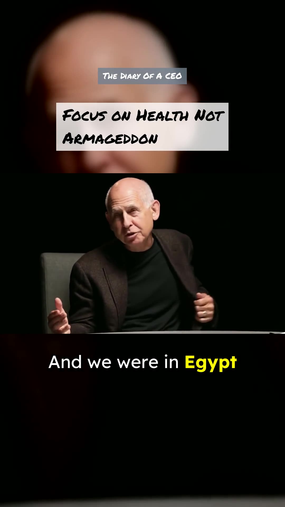 Vitality Over Apocalypse Prep - The Diary Of A CEO #mortality #preparedness #lifespan