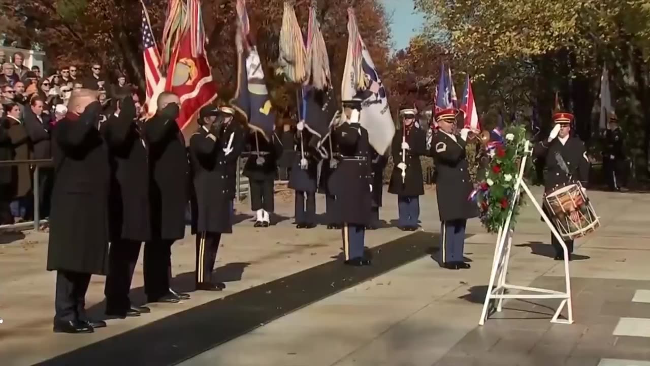 Trump's Salute: Honoring Fallen Heroes at Arlington. Strength for America's Veterans 🇺🇸🫡