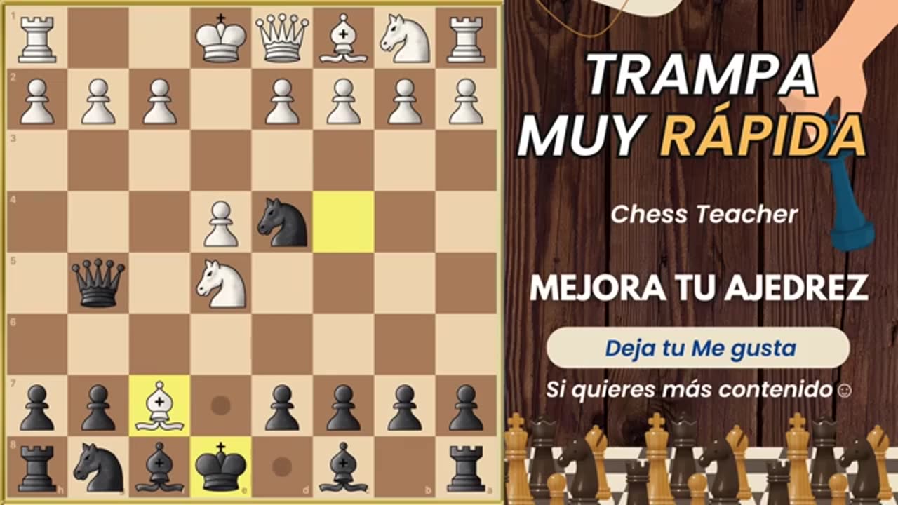 ALGUNAS FORMAS DE GANAR RAPIDO EN AJEDREZ
