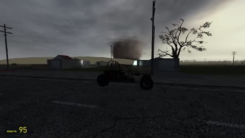 Garry's Mod gm_tornado_village_beta1 (Tornado) - Gameplay