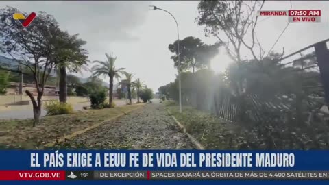 Venezuela’s state TV VTV shows extensive damage at La Carlota base in Caracas