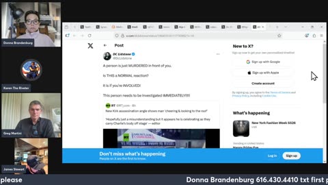 BNN (Brandenburg News Network) 9/11/2025 9-11 Attack on America Charlie Kirk - James Stewart