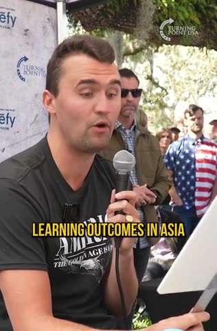 Charlie Kirk Brilliantly Explains to a College Student Why DOGE Is Efficient