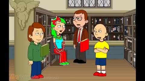 Caillou Misbehaves At The Library