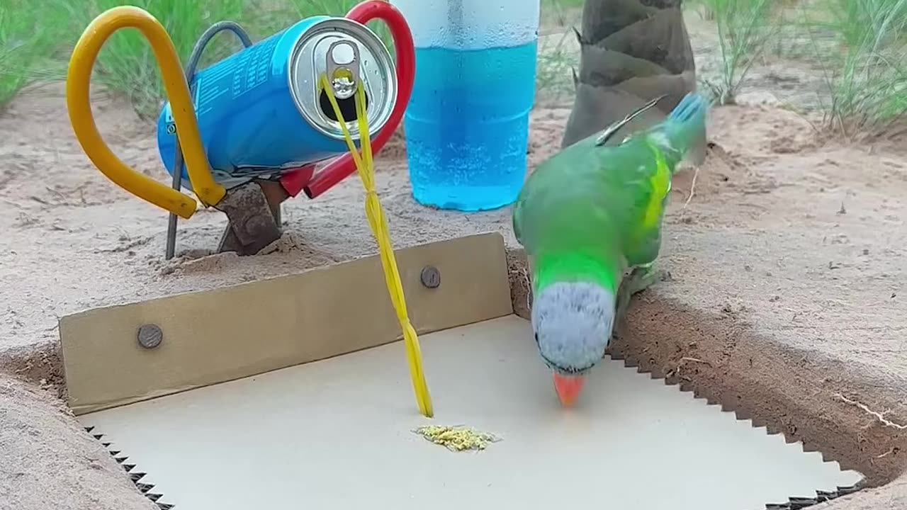 Unique Creativity Parrot Trap #shorts