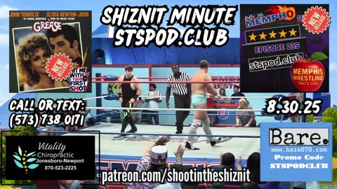 SHIZNIT MINUTE 8.30.025-BT talks about MEMPHIS WRESTLING!!