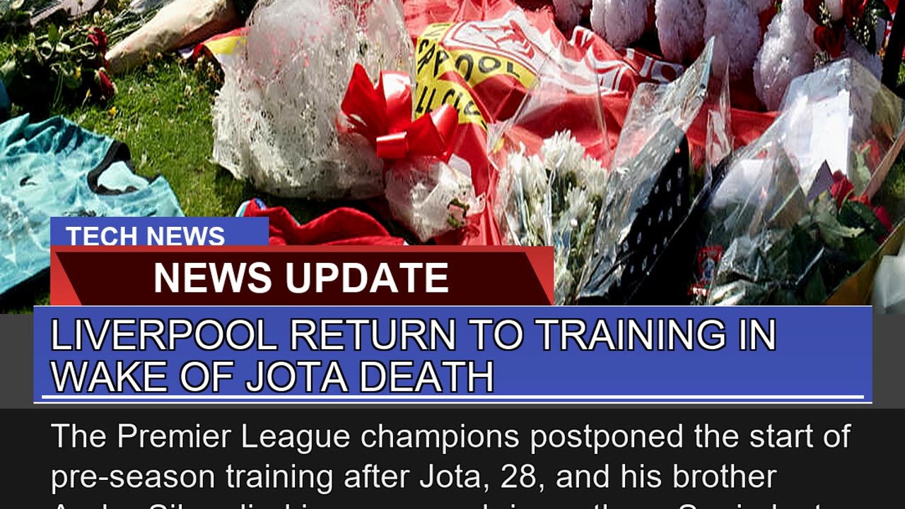 Liverpool Return to Training in Wake of Jota Death