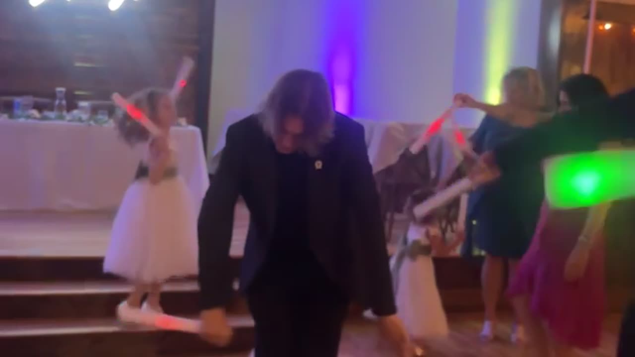 Priest Let's Loose at the Reception