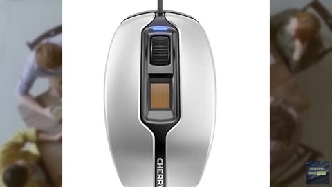 Cherry MC 4900 Biometric Mouse - Fingerprint Reader - Wired - USB - 3 Button - R