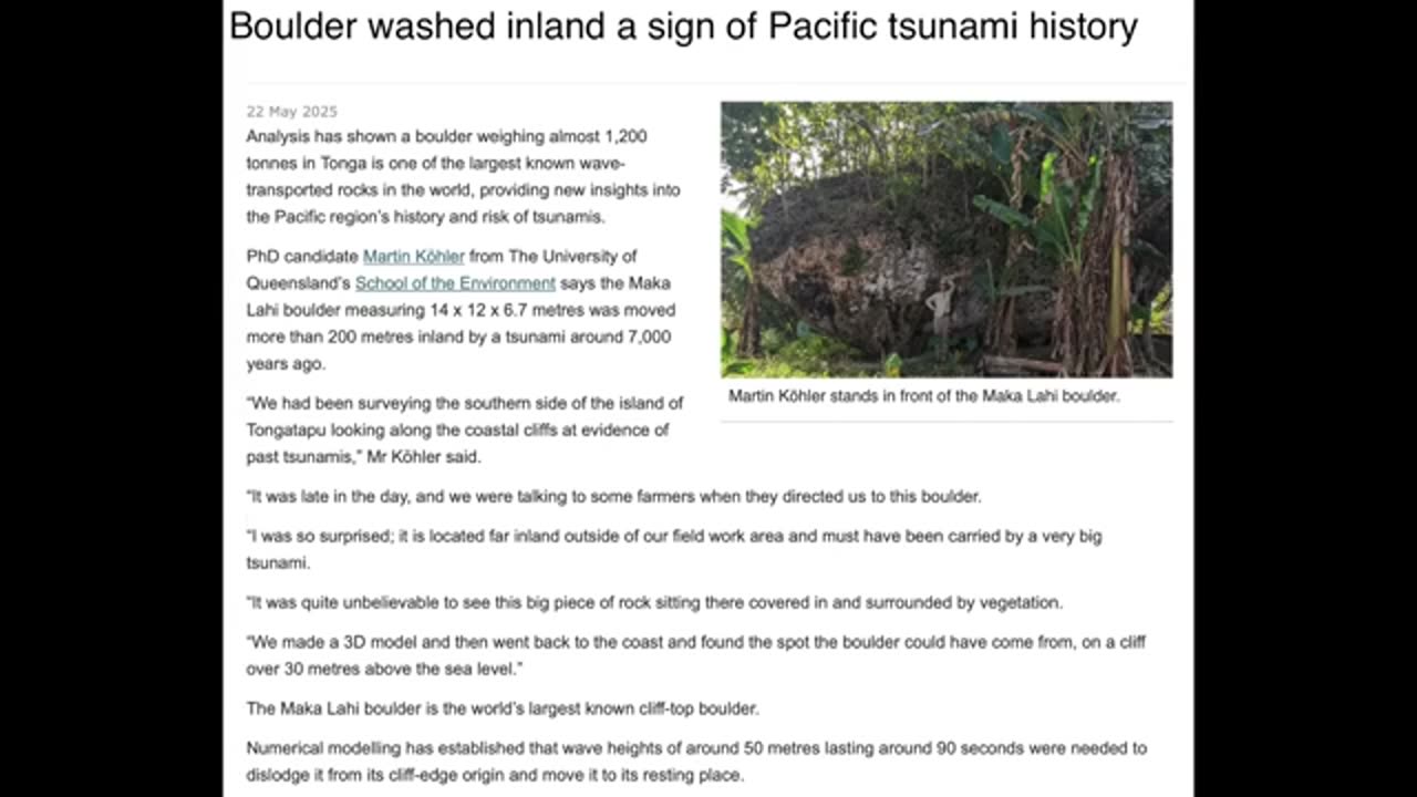 Two Solar Watches, Ancient Mega-Tsunami, Trivia May.24.2025 Space Weather News