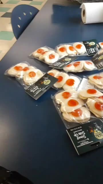 Part 32. Flashback to seeing a bunch of gummy Sunnyside up eggs lol.