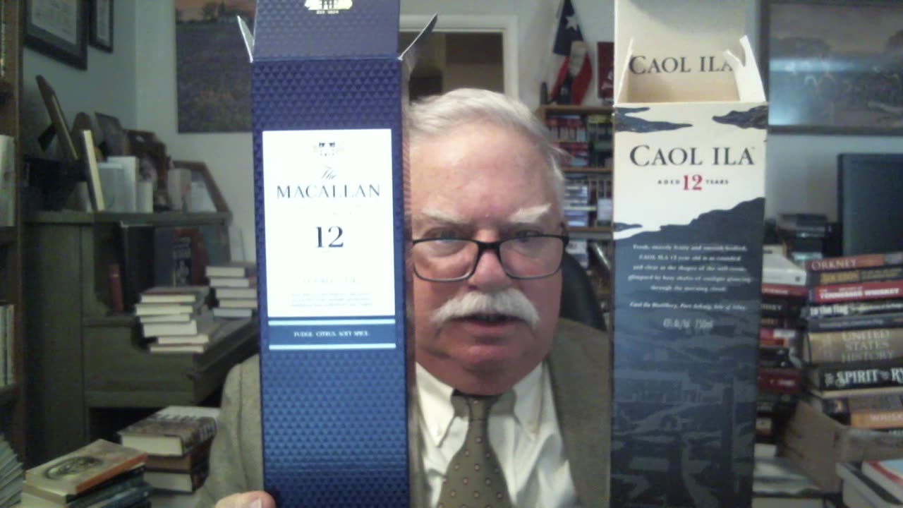 Macallan12 Double Cask vs, Caol Ila12, Blended Scotch Reviews#17 Single Malt Match#3
