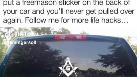 Place this on your car and never get pulled over by the cops again