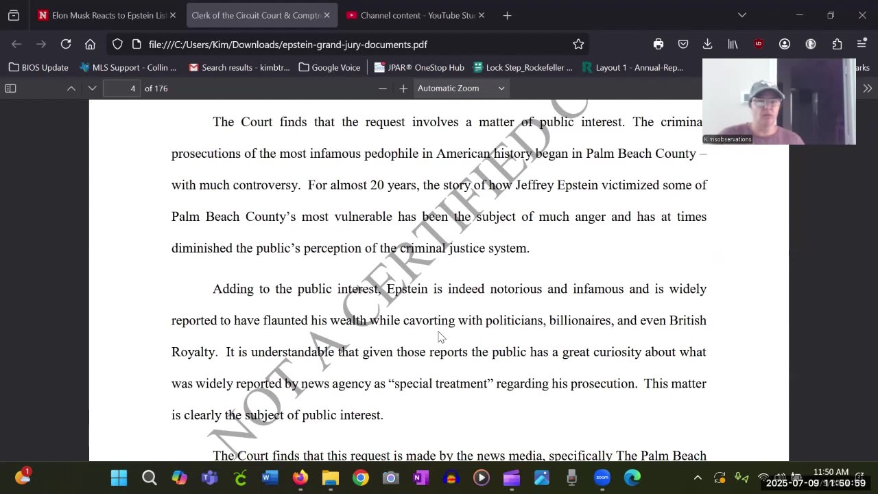 V 1 Epstein Grand Jury Docs Released in 2024