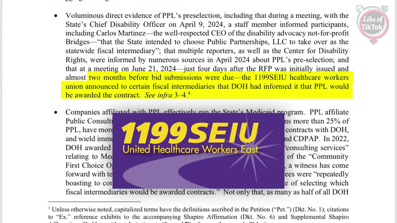 The CDPAP contract is the biggest Medicaid contract in NY history.