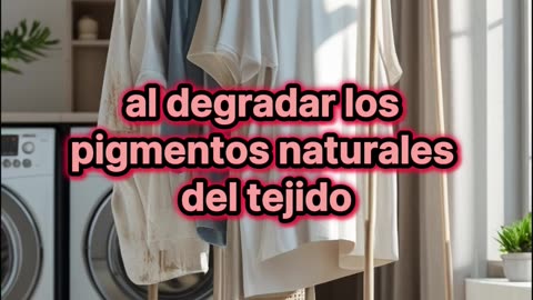 La verdadera razón por la que tu ropa blanca se pone amarilla