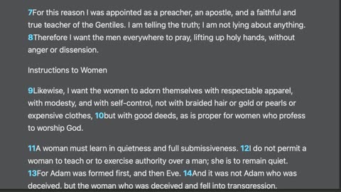 1 Timothy 2
