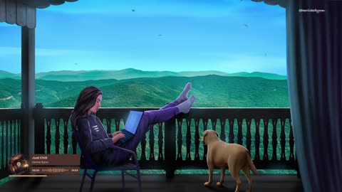 Beautiful views and cozy vibes with my daughter and puppy🐶🎧