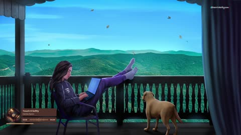 Beautiful views and cozy vibes with my daughter and puppy🐶🎧