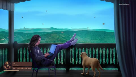 Beautiful views and cozy vibes with my daughter and puppy🐶🎧