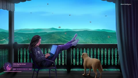 Beautiful views and cozy vibes with my daughter and puppy🐶🎧