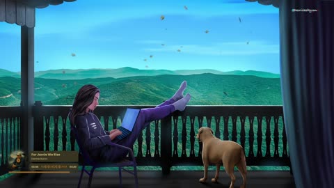 Beautiful views and cozy vibes with my daughter and puppy🐶🎧