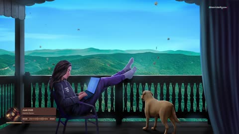 Beautiful views and cozy vibes with my daughter and puppy🐶🎧