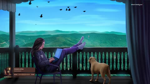 Beautiful views and cozy vibes with my daughter and puppy🐶🎧