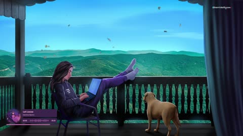 Beautiful views and cozy vibes with my daughter and puppy🐶🎧