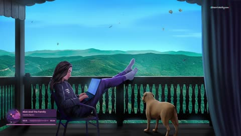 Beautiful views and cozy vibes with my daughter and puppy🐶🎧