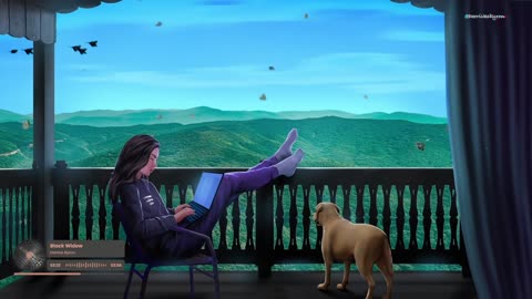 Beautiful views and cozy vibes with my daughter and puppy🐶🎧