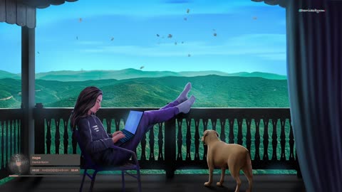 Beautiful views and cozy vibes with my daughter and puppy🐶🎧