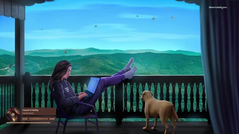 Beautiful views and cozy vibes with my daughter and puppy🐶🎧