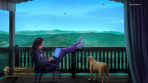 Beautiful views and cozy vibes with my daughter and puppy🐶🎧