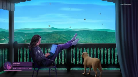 Beautiful views and cozy vibes with my daughter and puppy🐶🎧