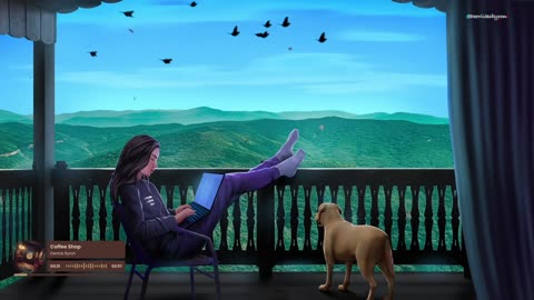 Beautiful views and cozy vibes with my daughter and puppy🐶🎧