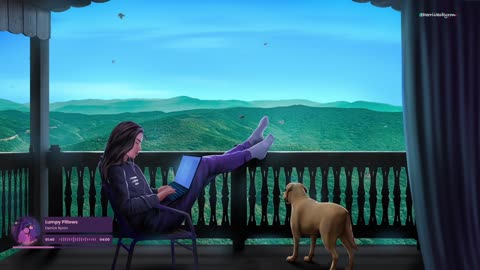 Beautiful views and cozy vibes with my daughter and puppy🐶🎧