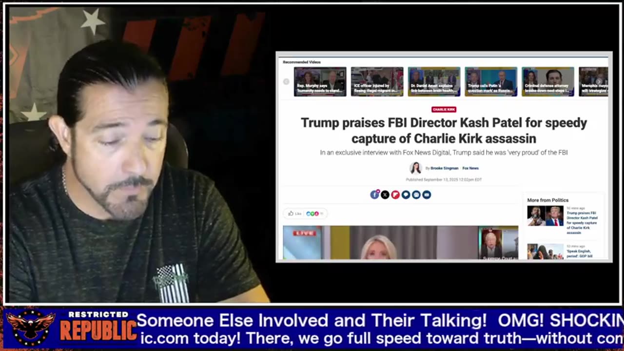 BREAKING! MAJOR TURN OF EVENTS! CHARLIE KIRK SHOOTER "PARTNER" IDENTIFIED & FBI'S GOT THEM TALKING!