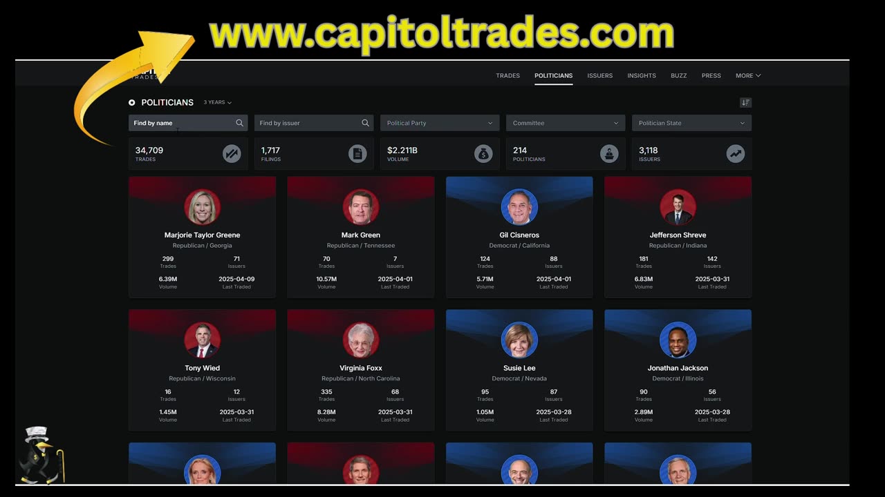 Sites You Should Know #1 capitoltrades.com