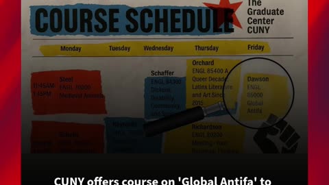 CUNY offers course on 'Global Antifa' to discuss 'antifascism' and 'racial capitalism'