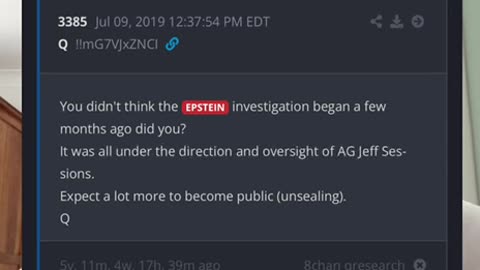 Epstein is back in the News