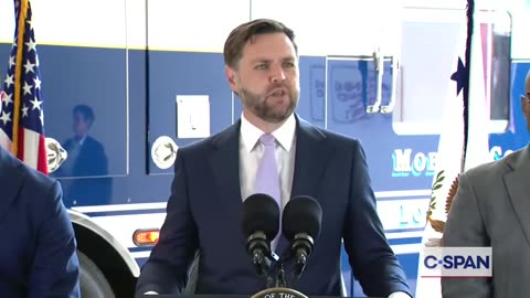 VP Vance Holds News Conference in Los Angeles on Immigration