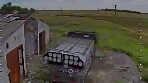 Ukrainian Drone Destroys North Korean MLRS