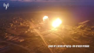 The IDF releases footage showing the demolition of tunnels and booby traps in Beit Hanoun,