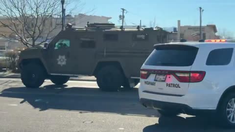 Huge convoy of protection given to alleged Kirk assassin Tyler Robinson on his way to court